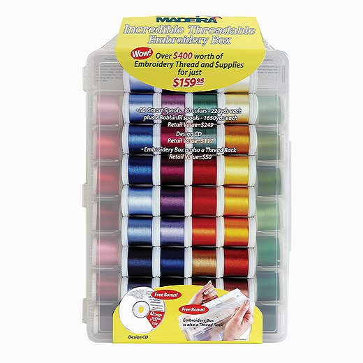 Madeira AeroQuilt, Machine Quilting Thread Multicolor