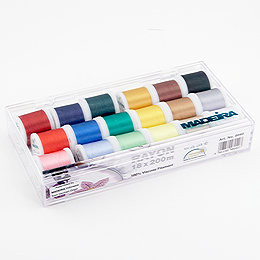 Madeira Rayon 18 Spool Embroidery Thread Kit