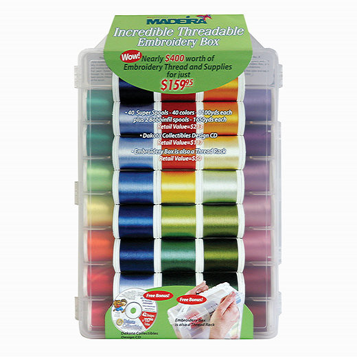 Madeira AeroQuilt, Machine Quilting Thread Multicolor