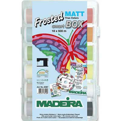 Madeira #40 Weight Frosted Matte Thread Kit - 8 Pack, 1100yd